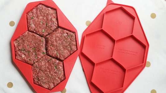 Burger Master MAX Innovative Burger Press and Freezer Container